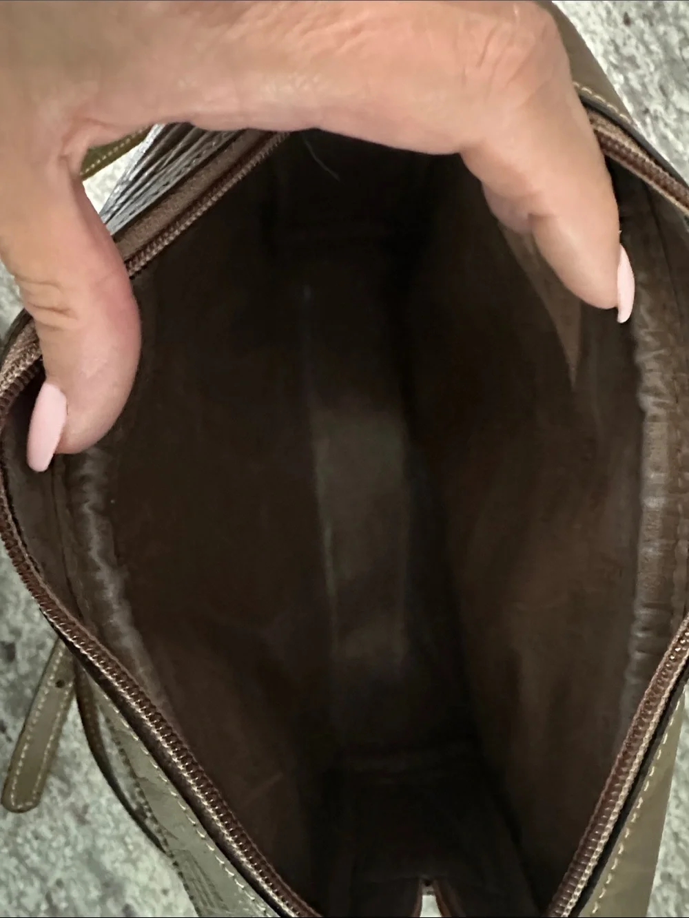 Fendi Zucca FF Monogram small crossbody/ camera bag